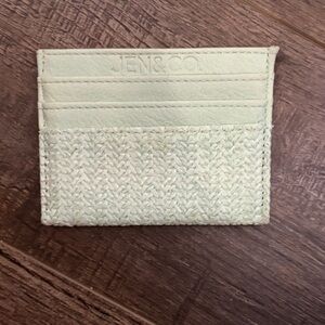 Jen & Co. Light Green Card Holder